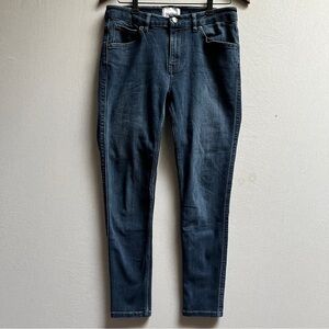 Du/er high rise skinny dark wash stretch jeans Sz 29
